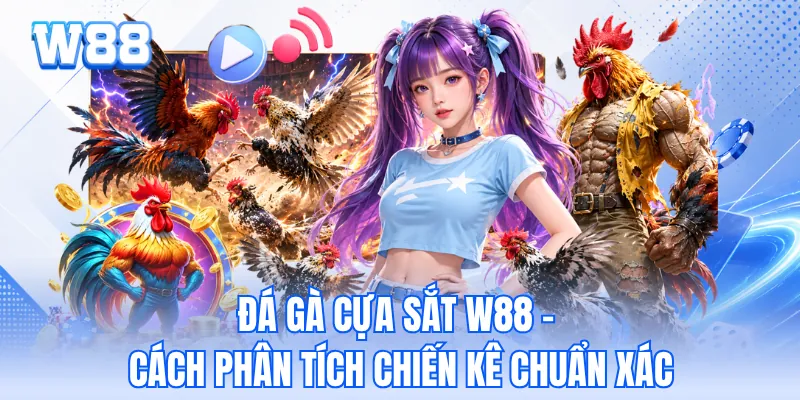 Đá Gà Cựa Sắt W88 -  Cách Phân Tích Chiến Kê Chuẩn Xác