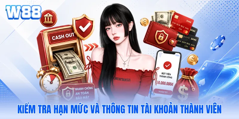 Kiểm tra hạn mức và thông tin tài khoản thành viên Kiểm tra hạn mức và thông tin tài khoản thành viên
